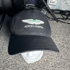 Aston Martin Black Flex Fit L-XL HAT CAP